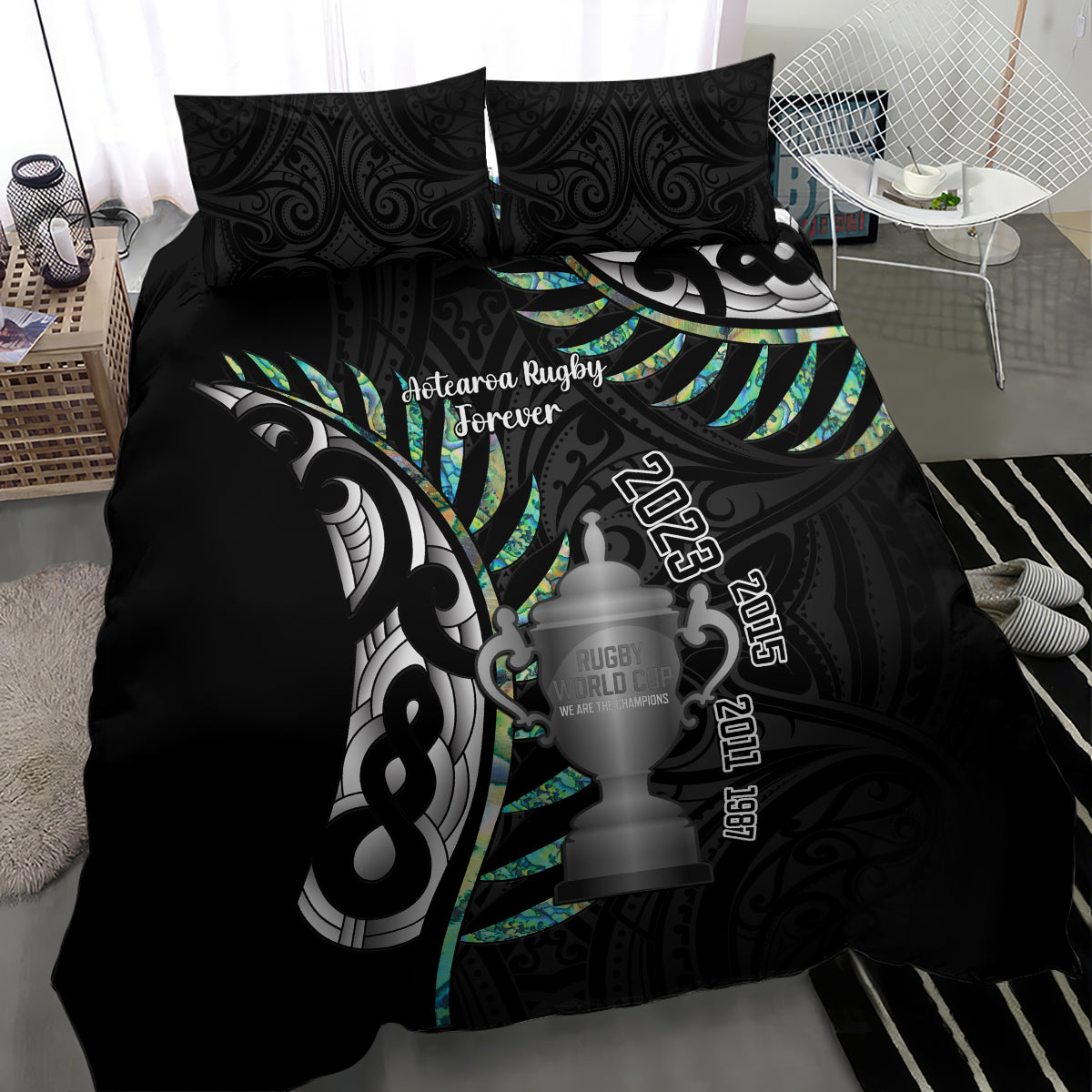 personalised-new-zealand-silver-fern-rugby-bedding-set-paua-shell-with-champions-trophy-history-nz-forever