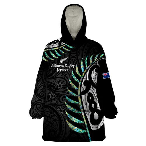 personalised-new-zealand-silver-fern-rugby-wearable-blanket-hoodie-paua-shell-with-champions-trophy-history-nz-forever