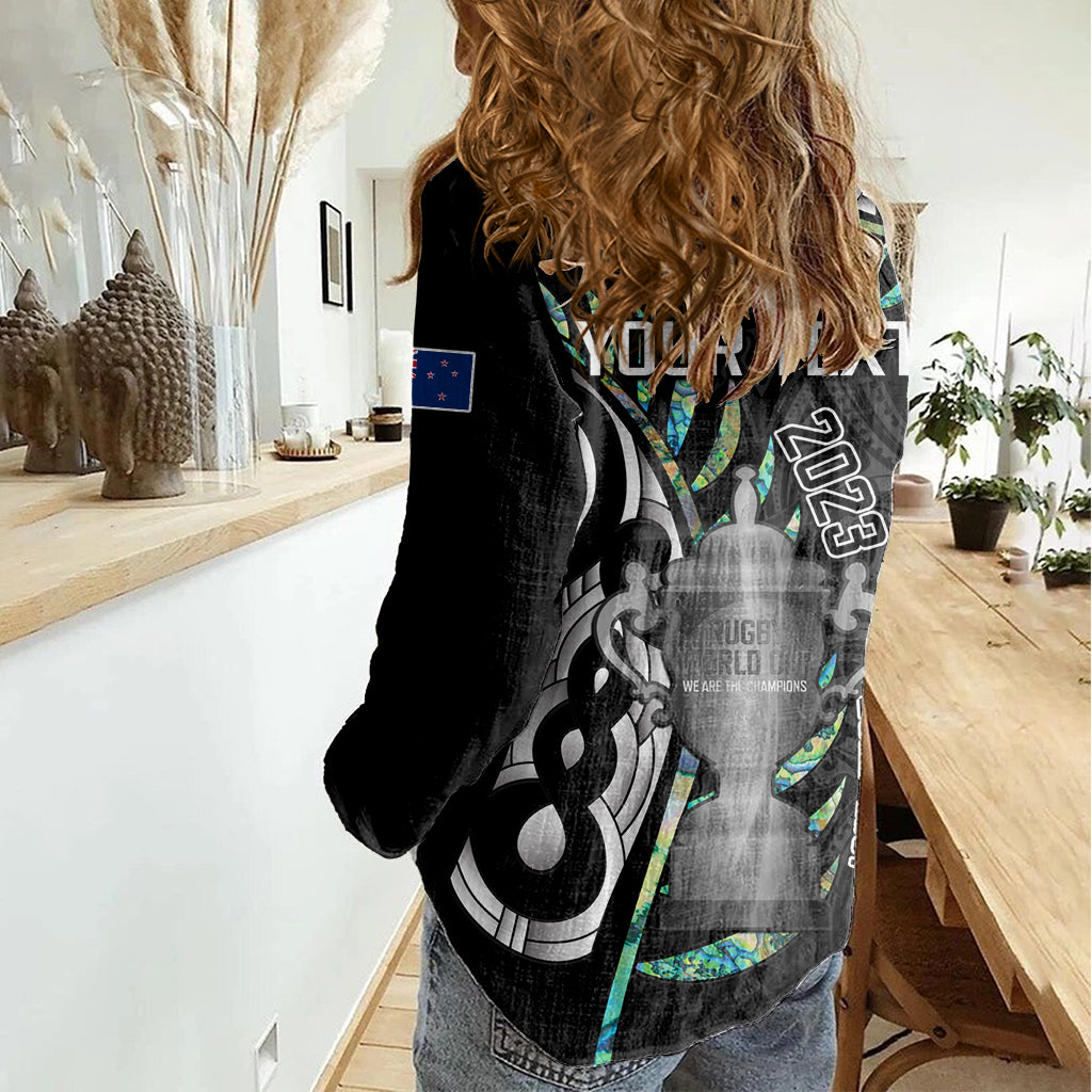 personalised-new-zealand-silver-fern-rugby-women-casual-shirt-paua-shell-with-champions-trophy-history-nz-forever