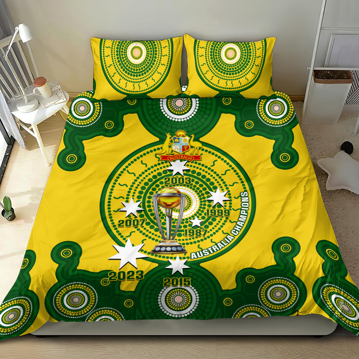 australia-cricket-bedding-set-2023-world-cup-6th-champions-trophy-national-color