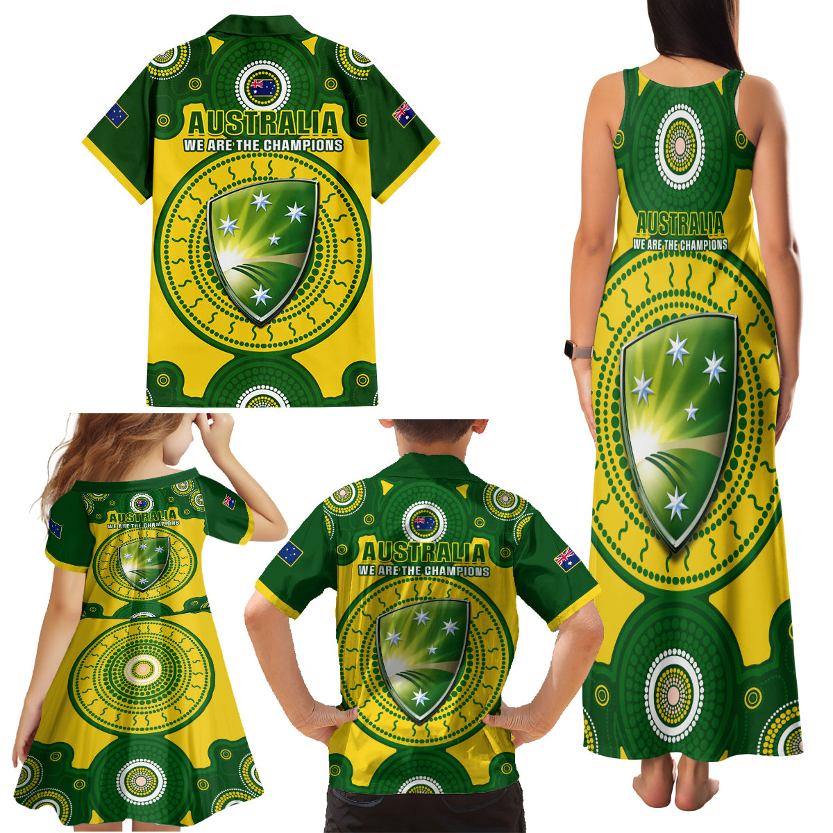 australia-cricket-family-matching-tank-maxi-dress-and-hawaiian-shirt-2023-world-cup-6th-champions-trophy-national-color