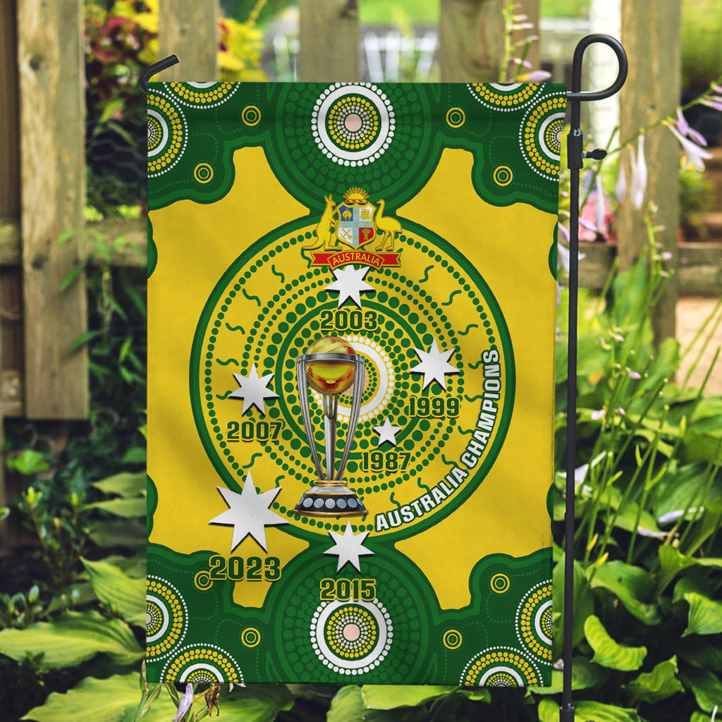australia-cricket-garden-flag-2023-world-cup-6th-champions-trophy-national-color