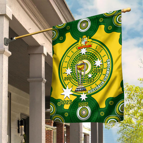 australia-cricket-garden-flag-2023-world-cup-6th-champions-trophy-national-color
