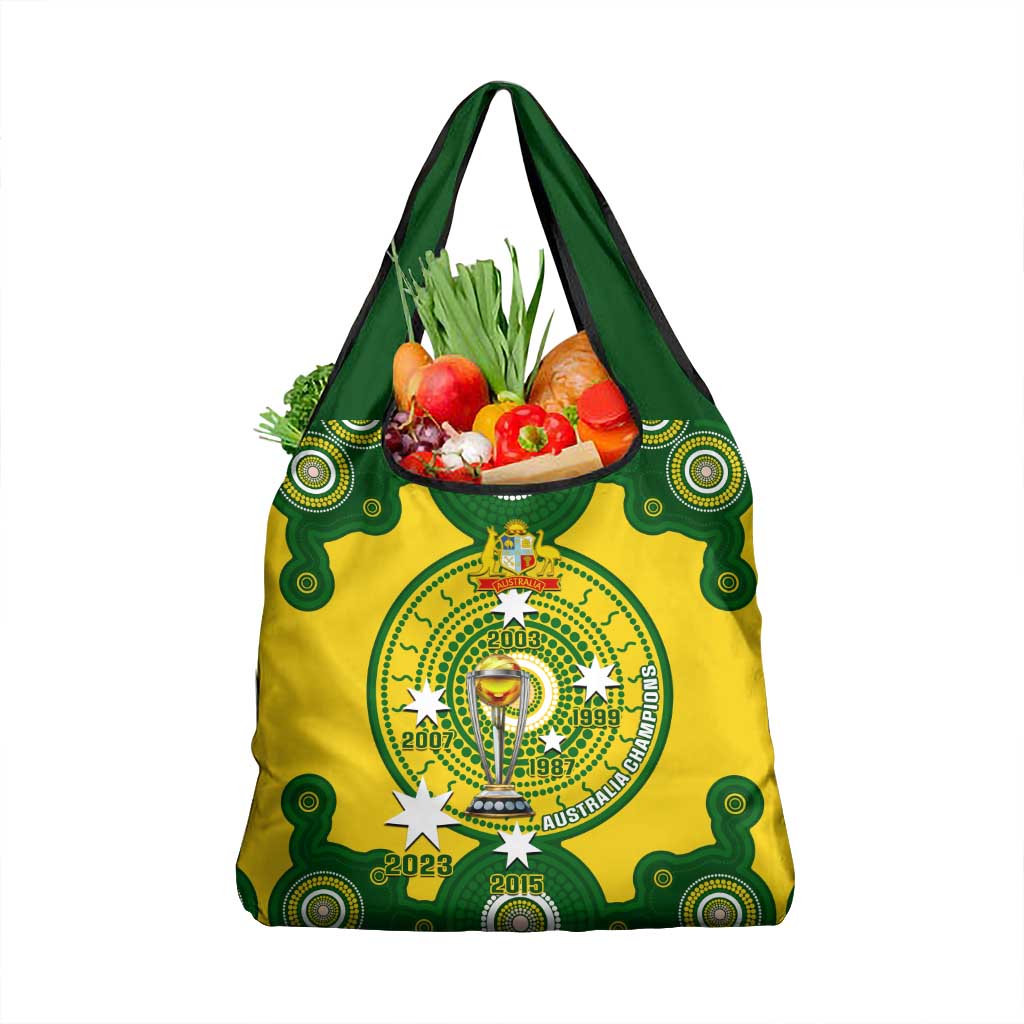 Australia Cricket Grocery Bag World Cup 6th Champions Trophy National Color