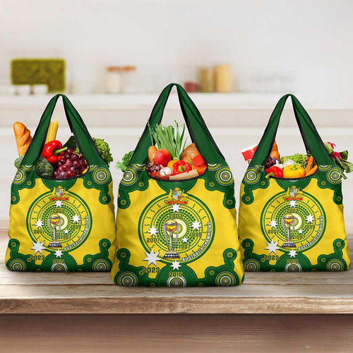 Australia Cricket Grocery Bag World Cup 6th Champions Trophy National Color