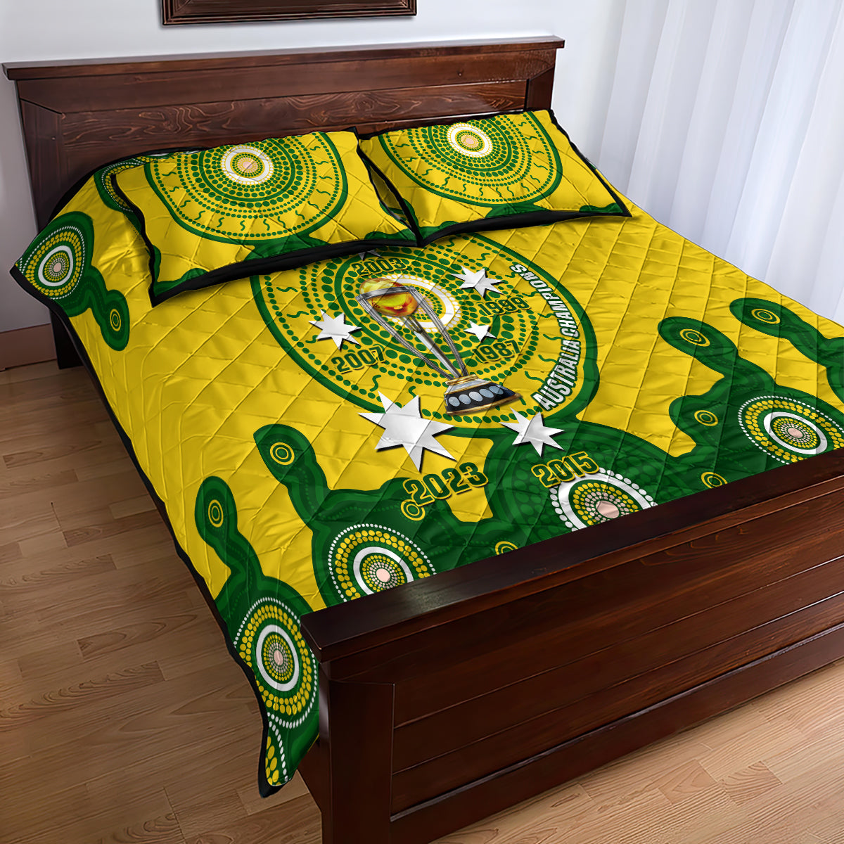 australia-cricket-quilt-bed-set-2023-world-cup-6th-champions-trophy-national-color