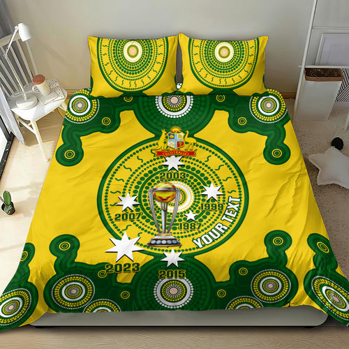 personalised-australia-cricket-bedding-set-2023-world-cup-6th-champions-trophy-national-color