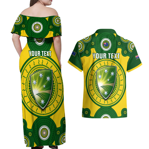 personalised-australia-cricket-couples-matching-off-shoulder-maxi-dress-and-hawaiian-shirt-2023-world-cup-6th-champions-trophy-national-color