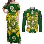 personalised-australia-cricket-couples-matching-off-shoulder-maxi-dress-and-long-sleeve-button-shirt-2023-world-cup-6th-champions-trophy-national-color