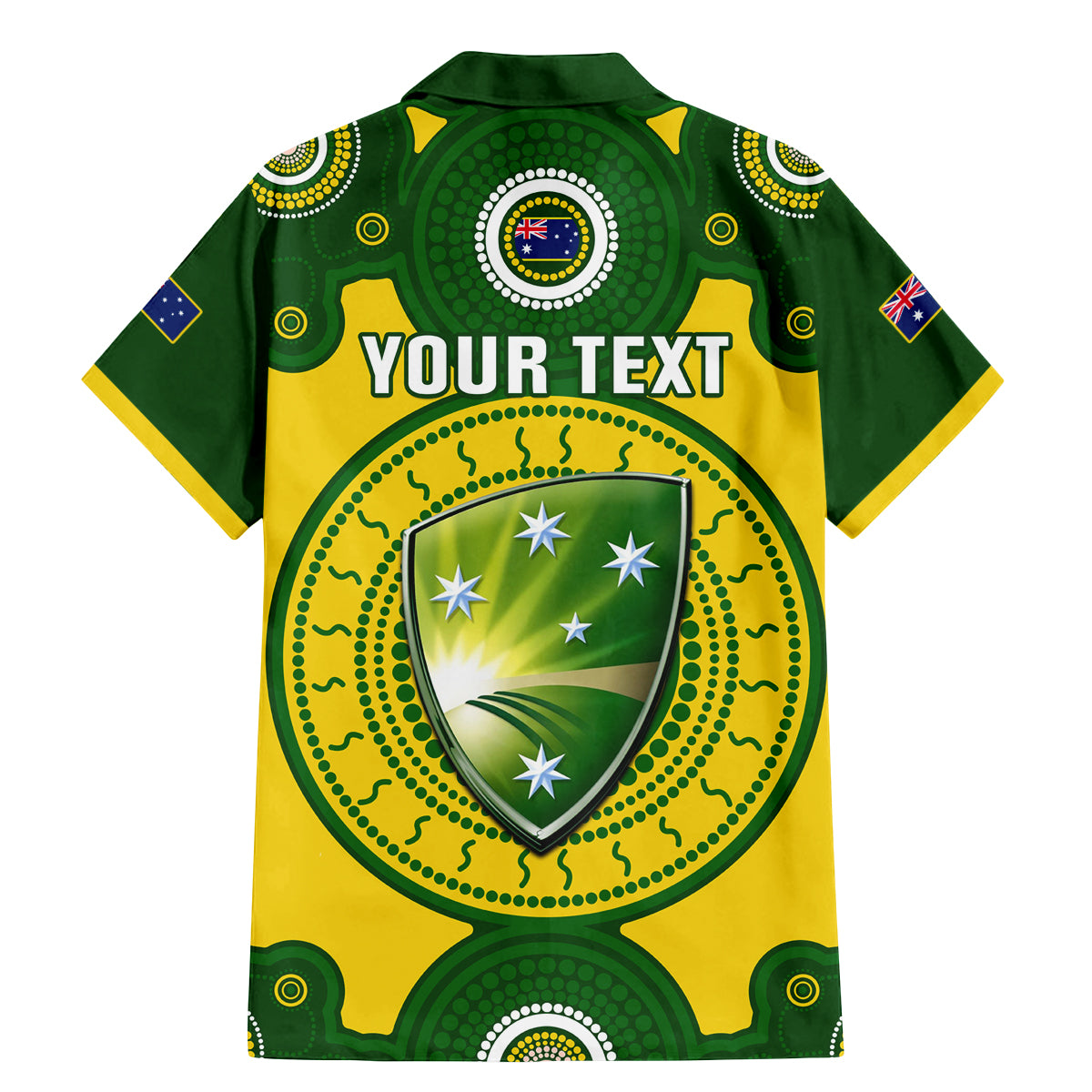 personalised-australia-cricket-family-matching-mermaid-dress-and-hawaiian-shirt-2023-world-cup-6th-champions-trophy-national-color