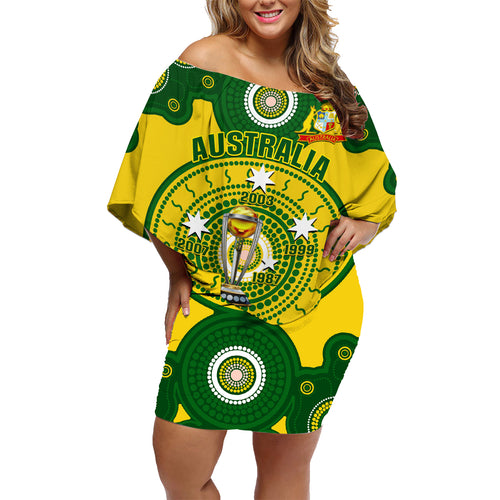 personalised-australia-cricket-family-matching-off-shoulder-short-dress-and-hawaiian-shirt-2023-world-cup-6th-champions-trophy-national-color