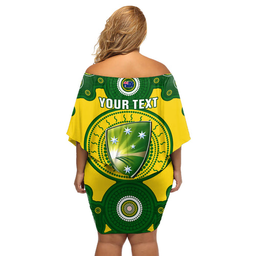 personalised-australia-cricket-family-matching-off-shoulder-short-dress-and-hawaiian-shirt-2023-world-cup-6th-champions-trophy-national-color