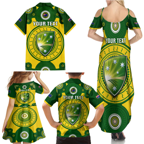 personalised-australia-cricket-family-matching-summer-maxi-dress-and-hawaiian-shirt-2023-world-cup-6th-champions-trophy-national-color