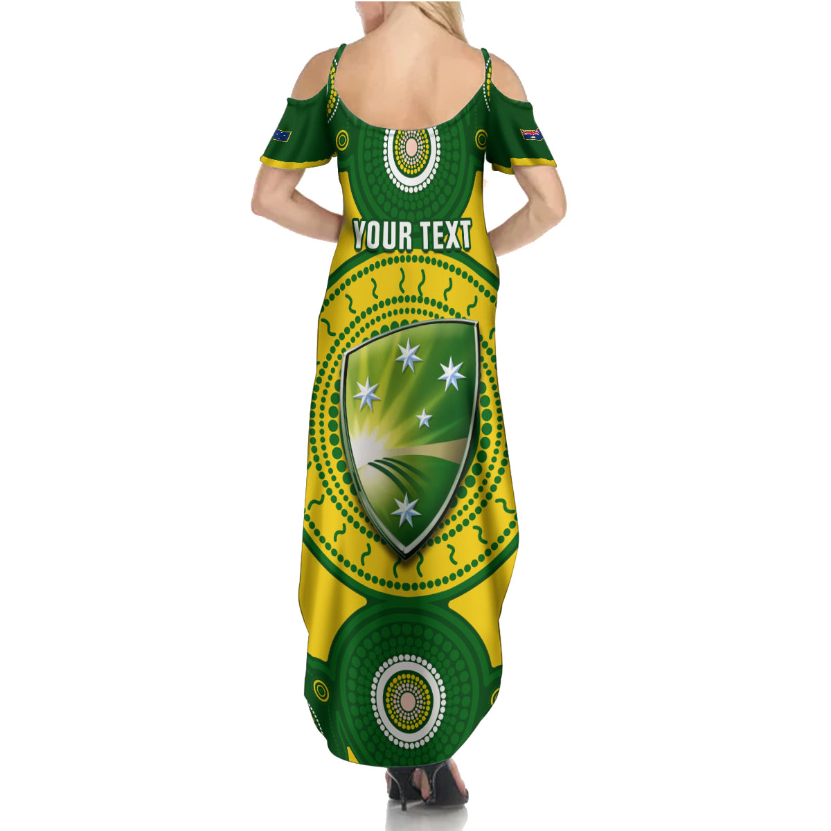 personalised-australia-cricket-family-matching-summer-maxi-dress-and-hawaiian-shirt-2023-world-cup-6th-champions-trophy-national-color