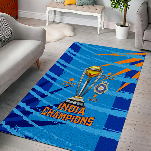 custom-india-cricket-area-rug-2023-world-cup-3rd-champions-proud