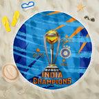 custom-india-cricket-beach-blanket-2023-world-cup-3rd-champions-proud