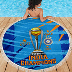 custom-india-cricket-beach-blanket-2023-world-cup-3rd-champions-proud
