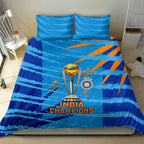 custom-india-cricket-bedding-set-2023-world-cup-3rd-champions-proud