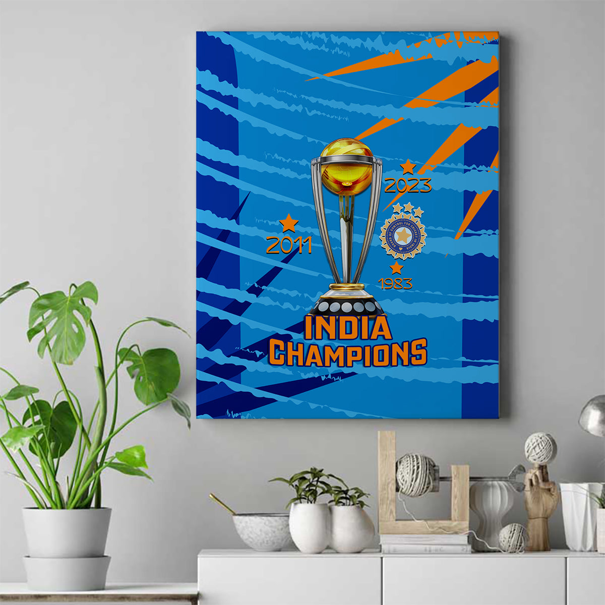 custom-india-cricket-canvas-wall-art-2023-world-cup-3rd-champions-proud