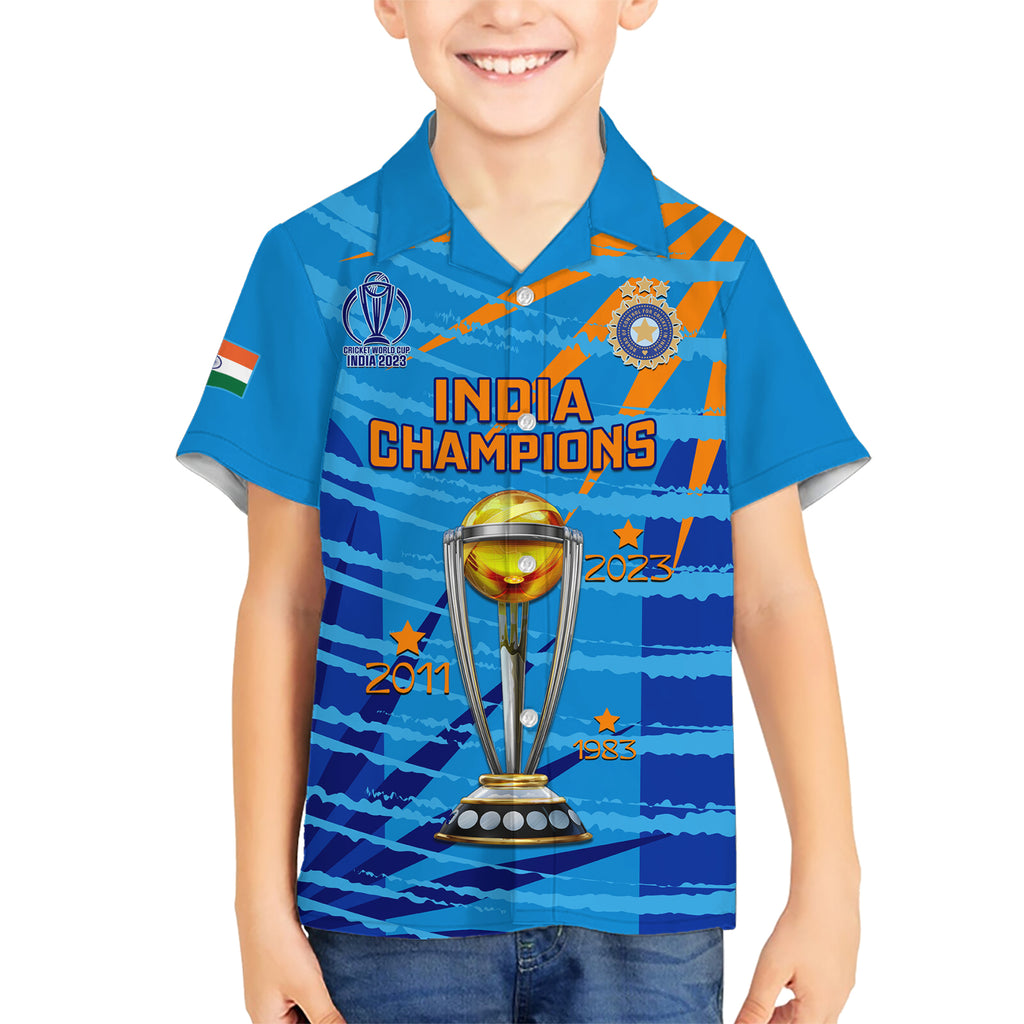 custom-india-cricket-kid-hawaiian-shirt-2023-world-cup-3rd-champions-proud