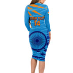 custom-india-cricket-long-sleeve-bodycon-dress-2023-world-cup-3rd-champions-proud