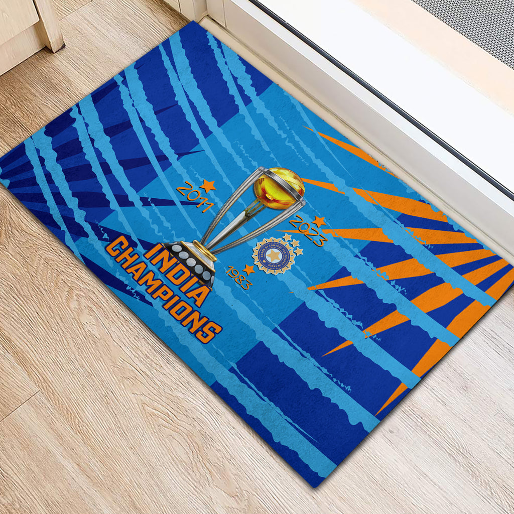 custom-india-cricket-rubber-doormat-2023-world-cup-3rd-champions-proud