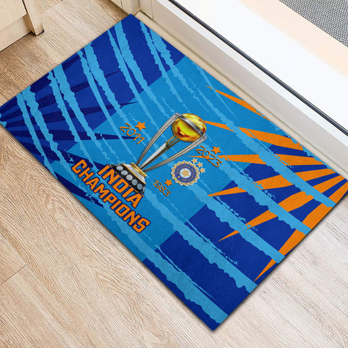 custom-india-cricket-rubber-doormat-2023-world-cup-3rd-champions-proud