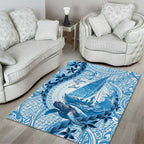 New Zealand Saling Area Rug Aotearoa Yacht Racing - Born To Sail
