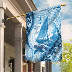 New Zealand Saling Garden Flag Aotearoa Yacht Racing - Born To Sail