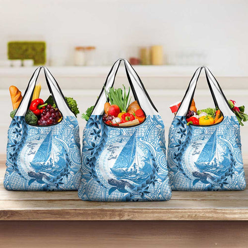 New Zealand Saling Grocery Bag Aotearoa Yacht Racing - Born To Sail