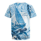 New Zealand Saling Rugby Jersey Aotearoa Yacht Racing - Born To Sail