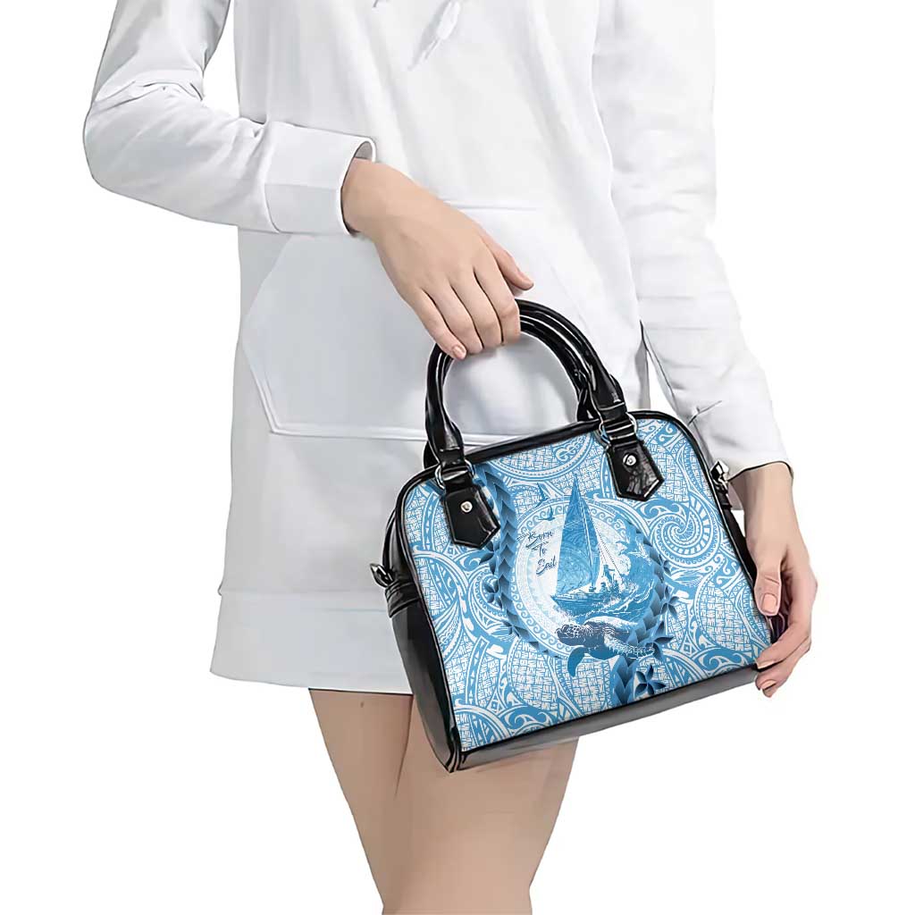 New Zealand Saling Shoulder Handbag Aotearoa Yacht Racing - Born To Sail