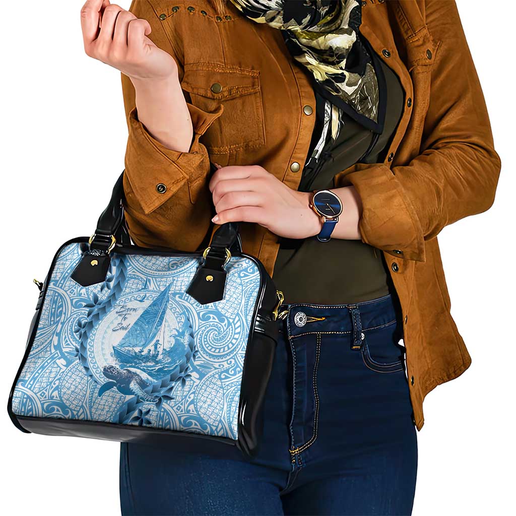 New Zealand Saling Shoulder Handbag Aotearoa Yacht Racing - Born To Sail