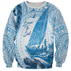 New Zealand Saling Sweatshirt Aotearoa Yacht Racing - Born To Sail