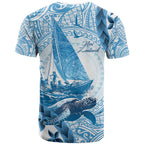 New Zealand Saling T Shirt Aotearoa Yacht Racing - Born To Sail