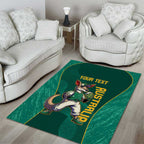 Custom Baseball Australia Area Rug Go Champions - Aussie Kangaroo Mascot