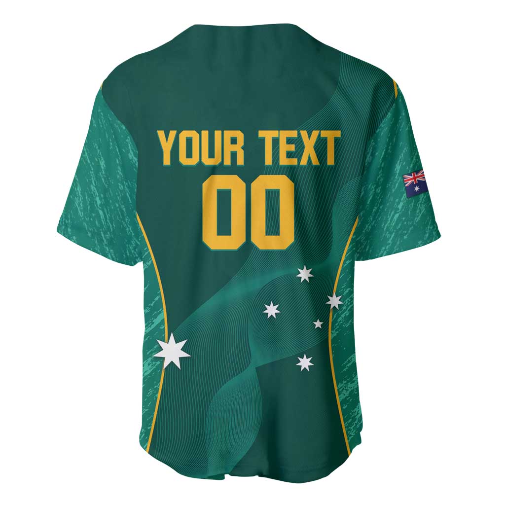 Custom Baseball Australia Baseball Jersey Go Champions - Aussie Kangaroo Mascot