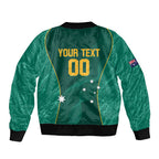 Custom Baseball Australia Bomber Jacket Go Champions - Aussie Kangaroo Mascot