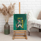 Custom Baseball Australia Canvas Wall Art Go Champions - Aussie Kangaroo Mascot