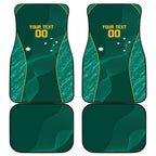 Custom Baseball Australia Car Mats Go Champions - Aussie Kangaroo Mascot