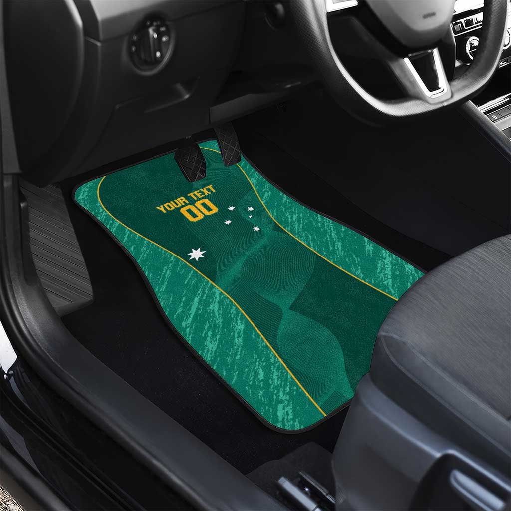 Custom Baseball Australia Car Mats Go Champions - Aussie Kangaroo Mascot
