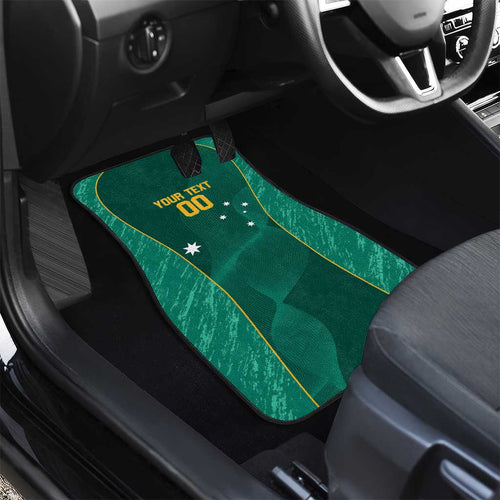 Custom Baseball Australia Car Mats Go Champions - Aussie Kangaroo Mascot