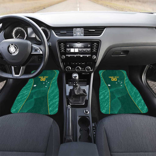 Custom Baseball Australia Car Mats Go Champions - Aussie Kangaroo Mascot