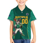 Custom Baseball Australia Hawaiian Shirt Go Champions - Aussie Kangaroo Mascot