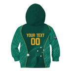 Custom Baseball Australia Kid Hoodie Go Champions - Aussie Kangaroo Mascot