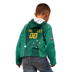 Custom Baseball Australia Kid Hoodie Go Champions - Aussie Kangaroo Mascot