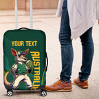 Custom Baseball Australia Luggage Cover Go Champions - Aussie Kangaroo Mascot