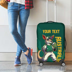 Custom Baseball Australia Luggage Cover Go Champions - Aussie Kangaroo Mascot