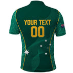 Custom Baseball Australia Polo Shirt Go Champions - Aussie Kangaroo Mascot