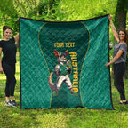 Custom Baseball Australia Quilt Go Champions - Aussie Kangaroo Mascot